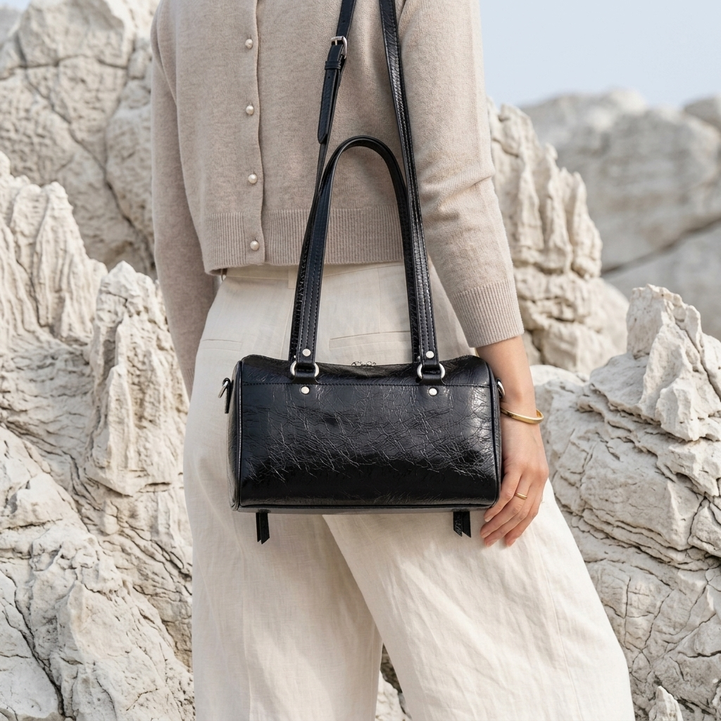 Linea Mini Handbag in Pure Leather