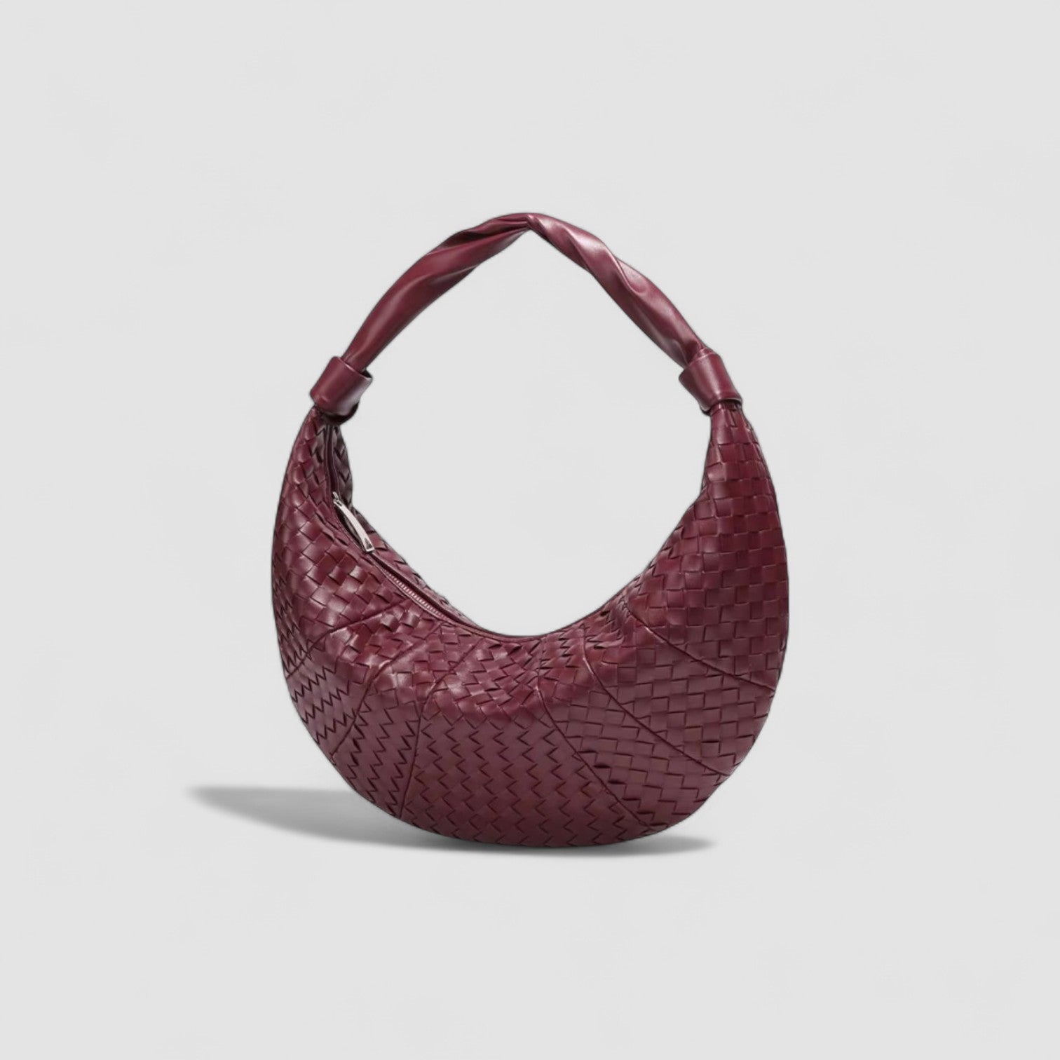 Selora Curve Hobo in Interwoven Vegan Leather
