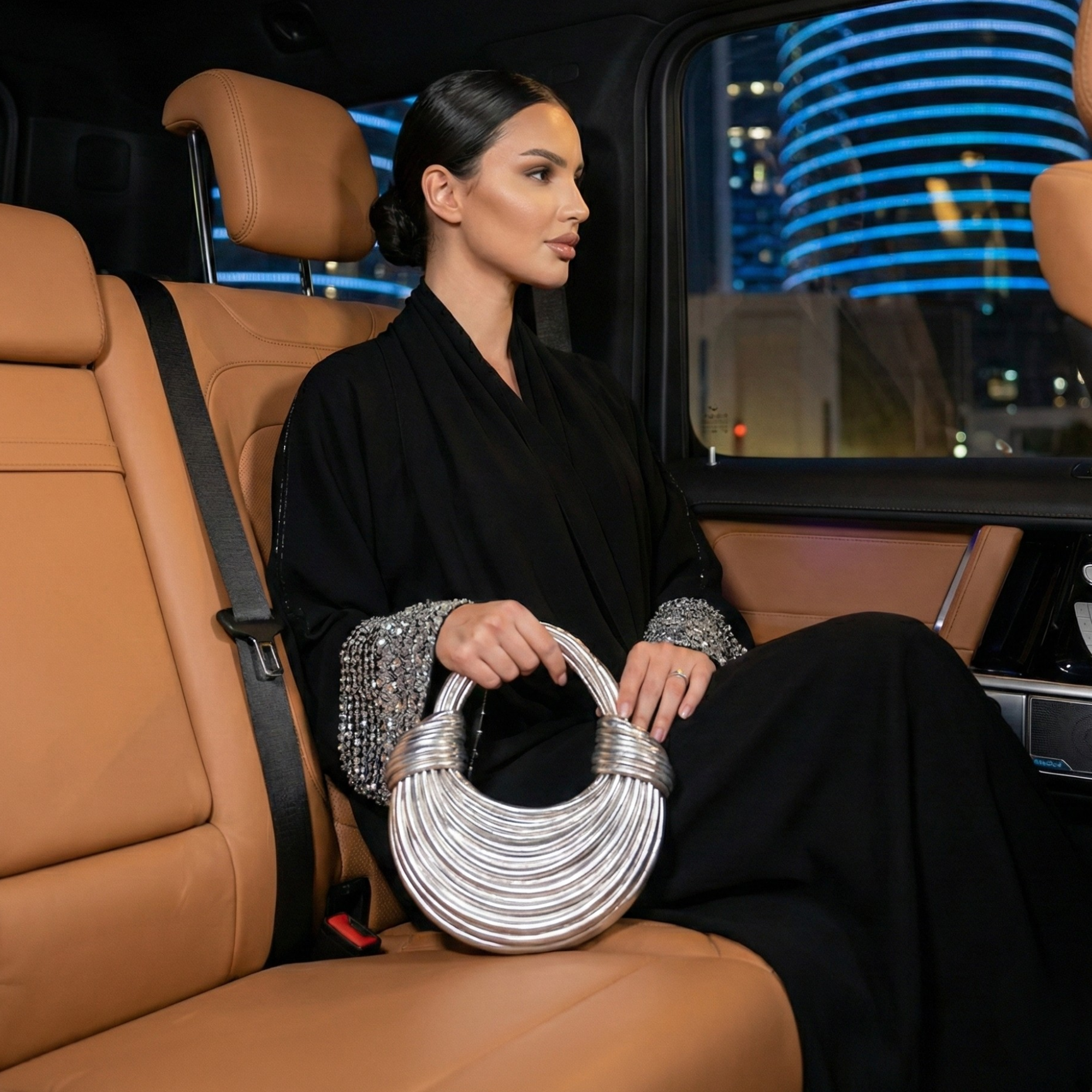 Iris Handbag in Pure Leather