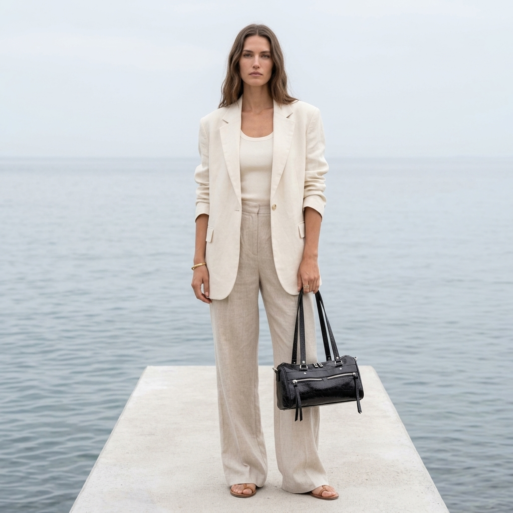 Linea Mini Handbag in Pure Leather