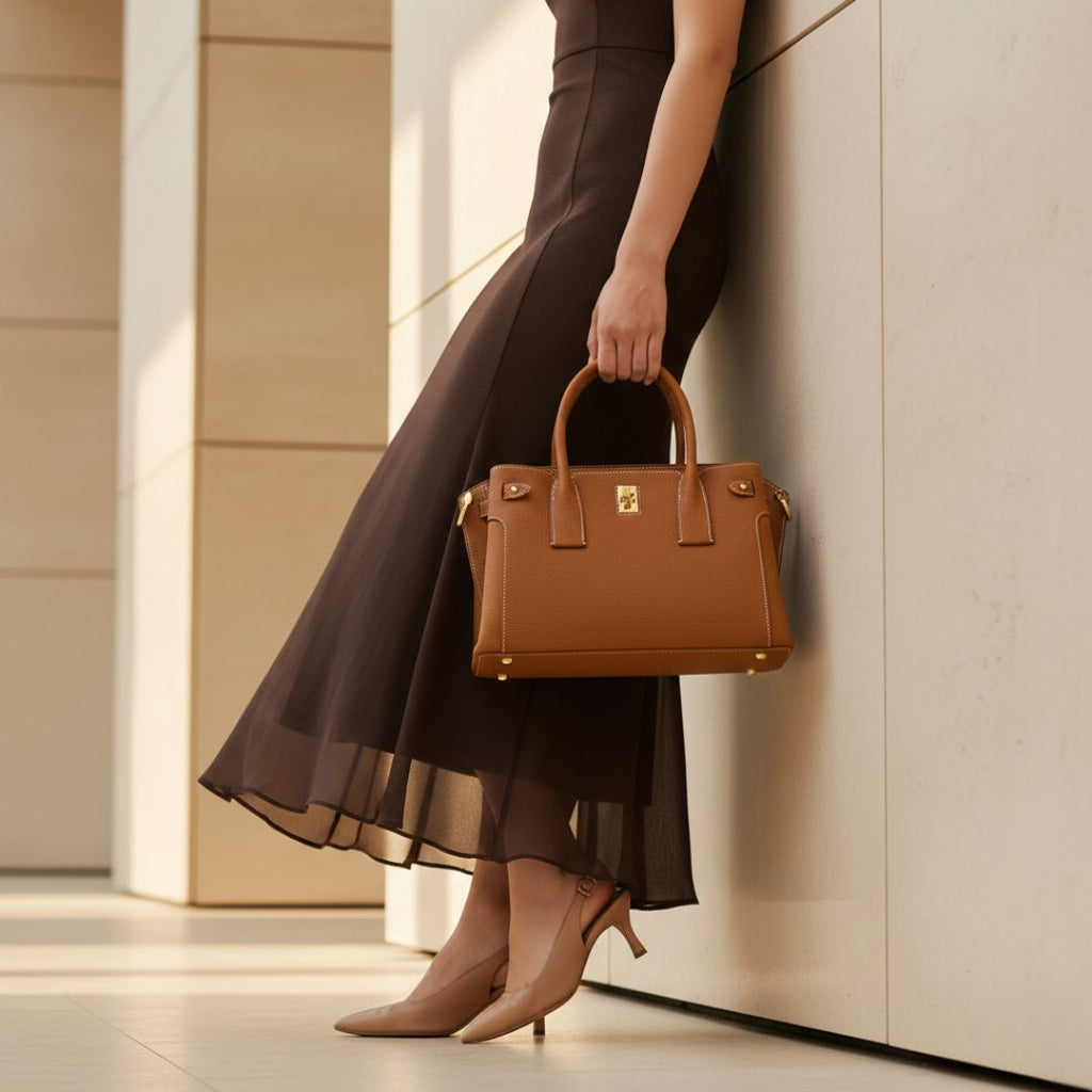 Monica Bag in Pure Leather