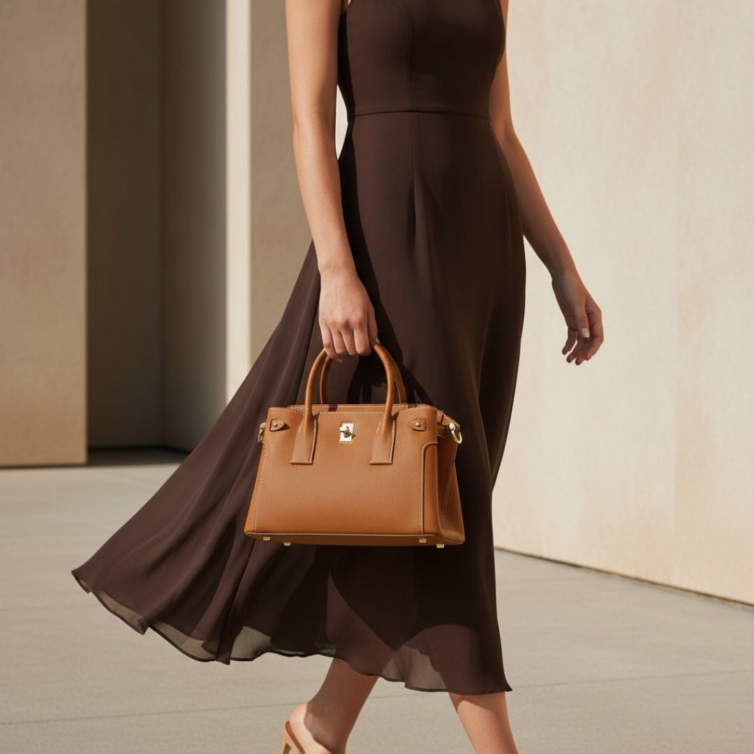 Monica Bag in Pure Leather