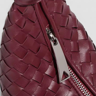 Selora Curve Hobo in Interwoven Vegan Leather