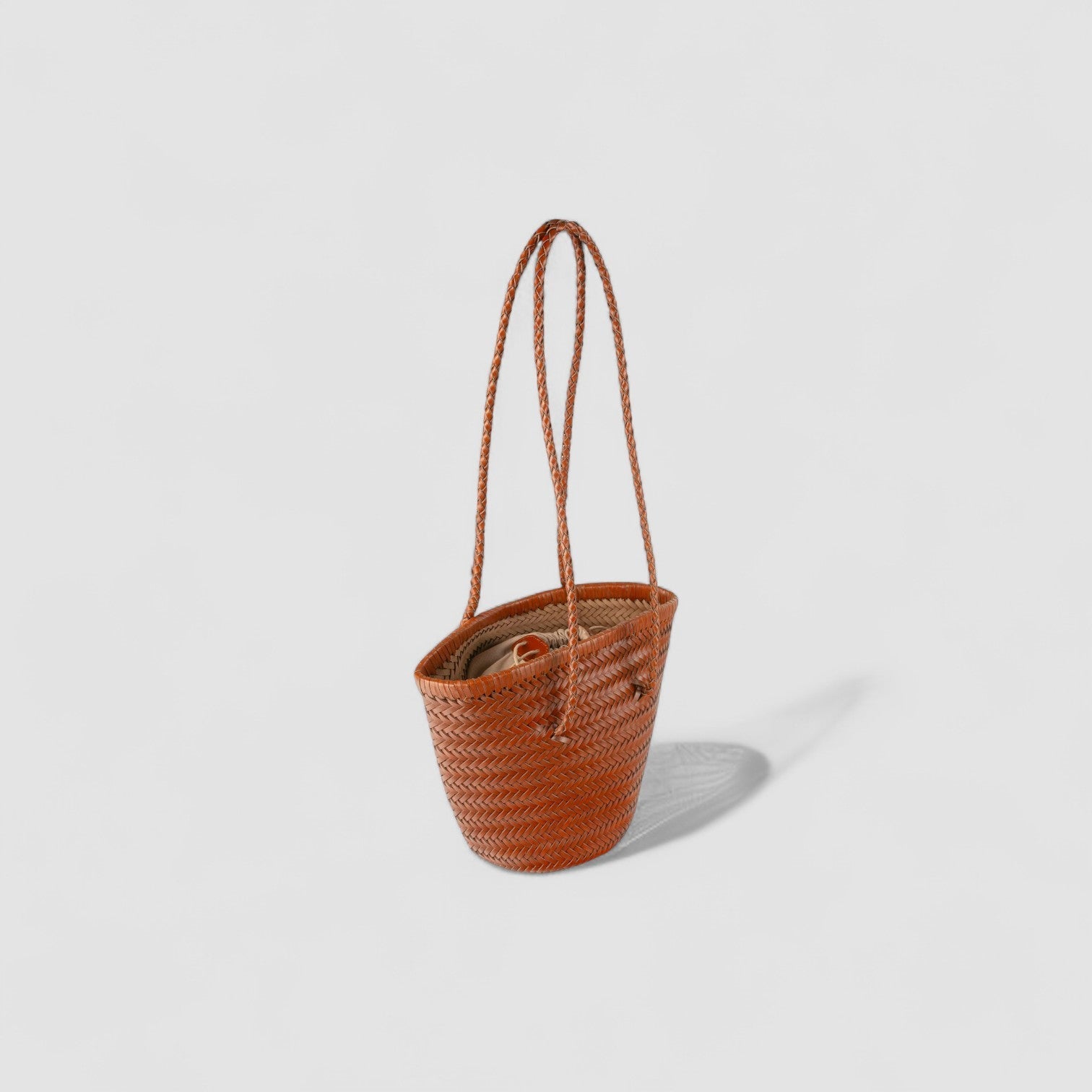 The Aranya Basket in Pure Leather