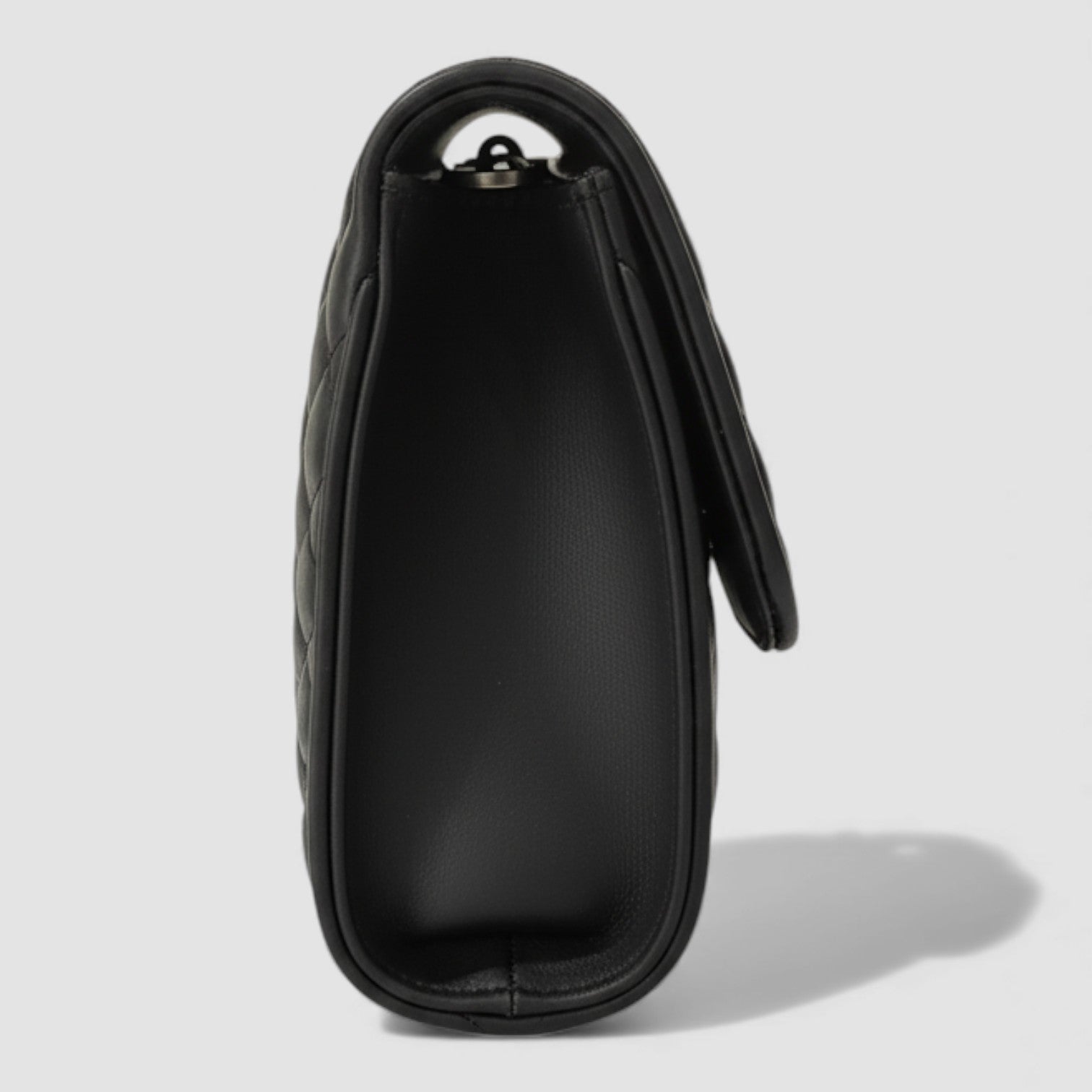 Arden Noir Weave Leather Handbag in Pure Leather