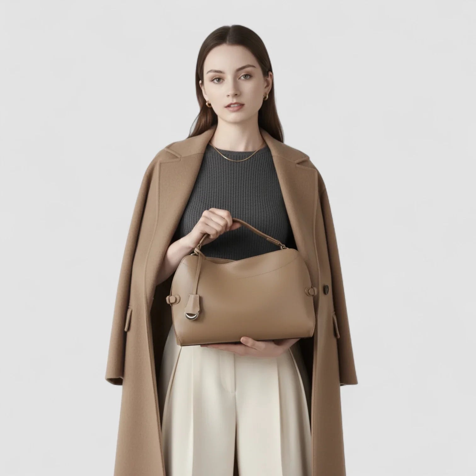 The Celeste Hobo in Pure Leather