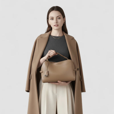 The Celeste Hobo  in Pure Leather