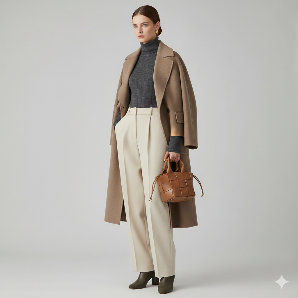 Élan Mini Cube Tote in Pure Leather