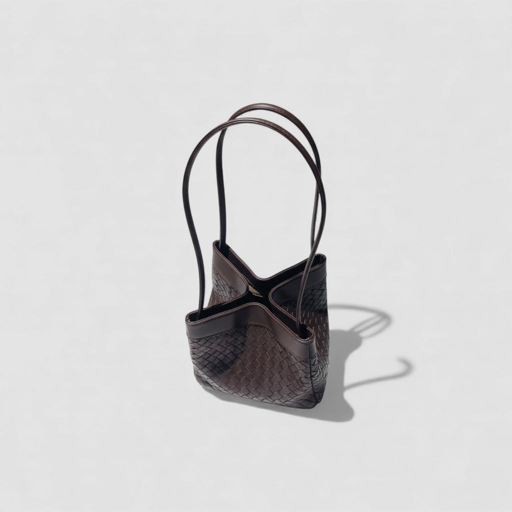 Luna Espresso Leather Handbag