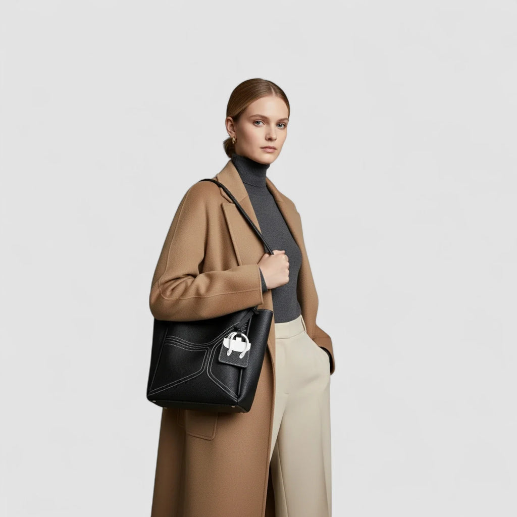 The Becca Tote Bag in Vegan Leather
