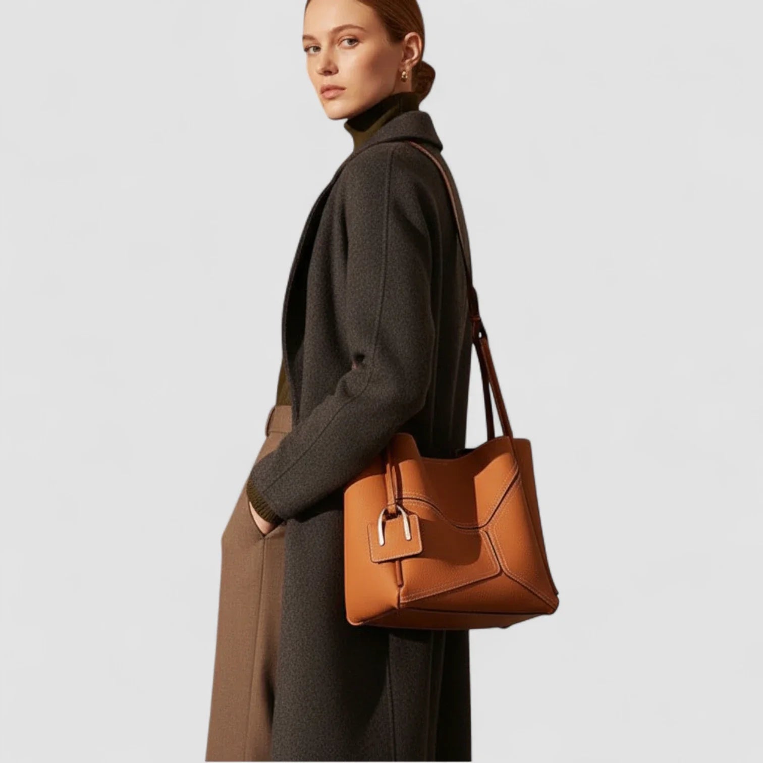 The Becca Tote Bag in Vegan Leather