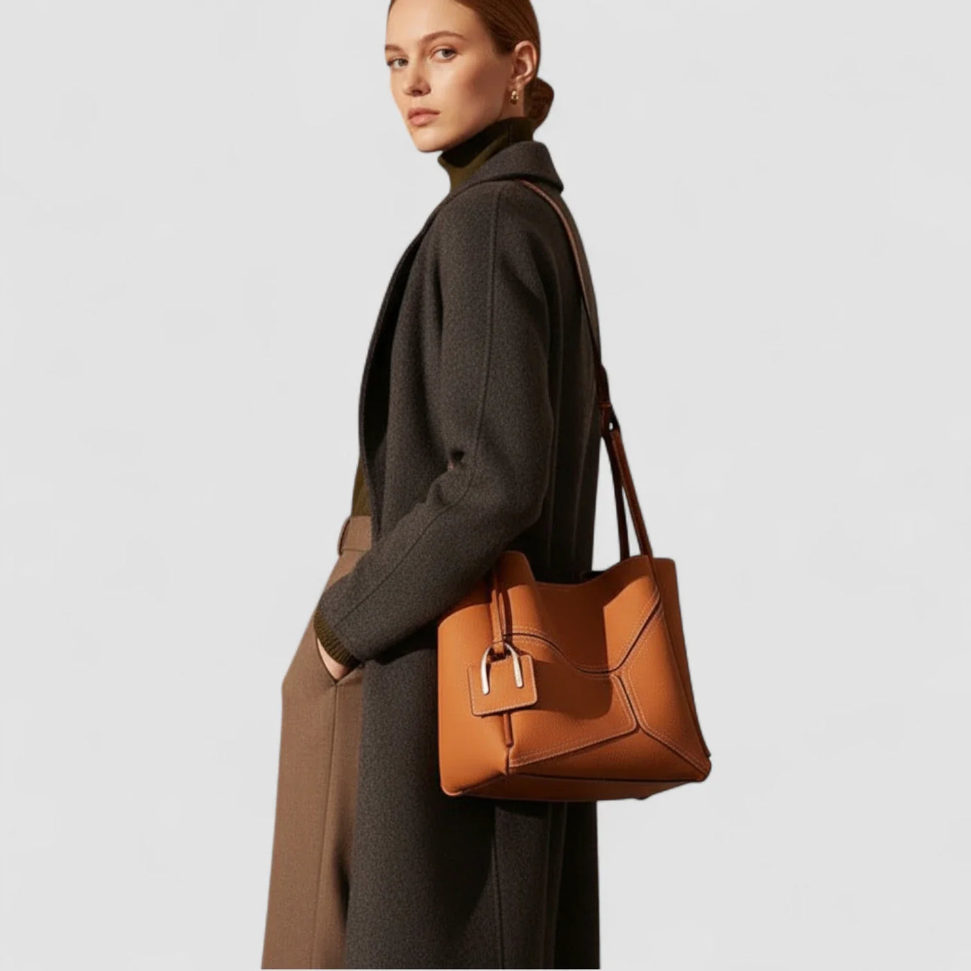 The Becca Tote Bag in Vegan Leather