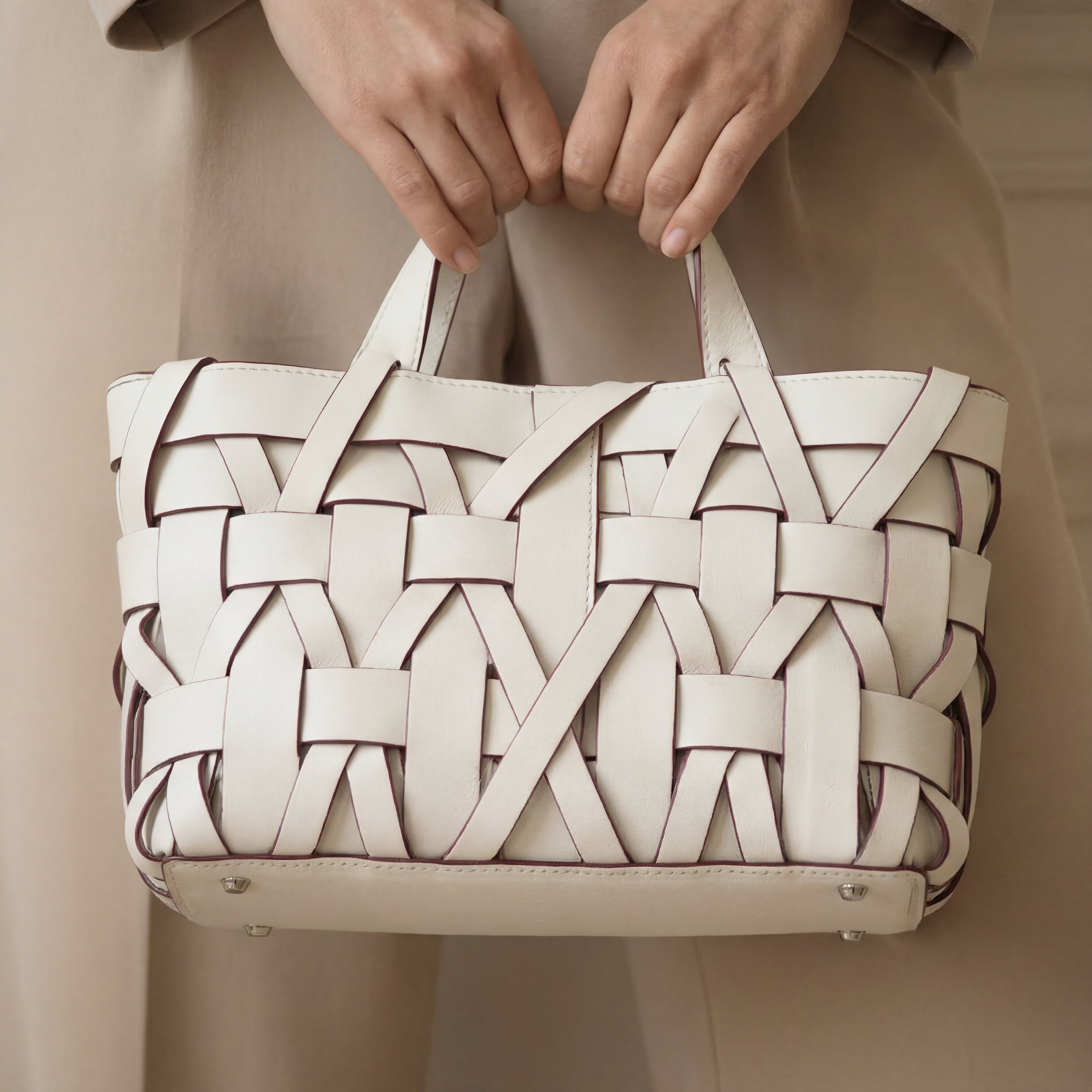 Atelier Interlace Tote in Vegan Leather