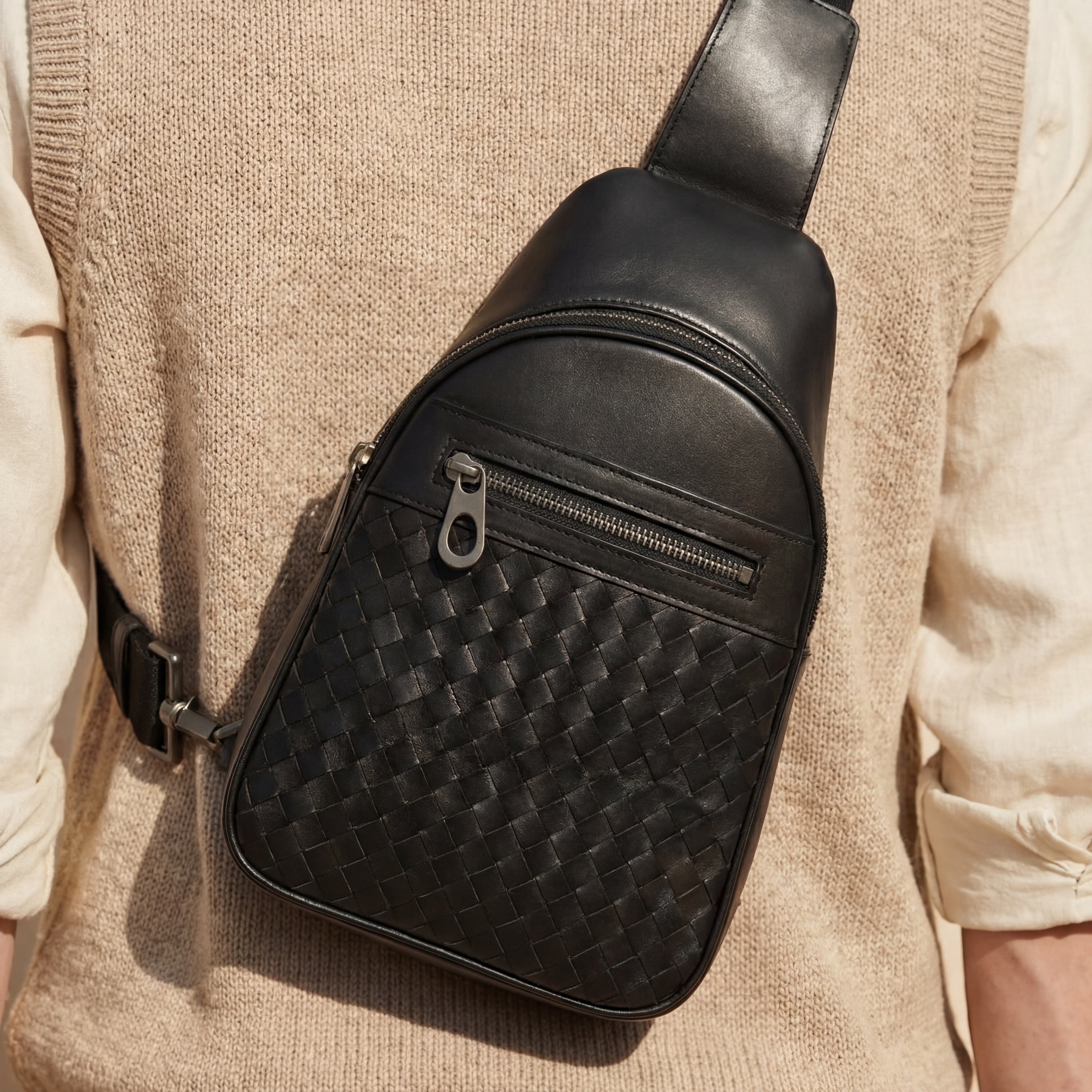 Woven Voyager Pure Leather