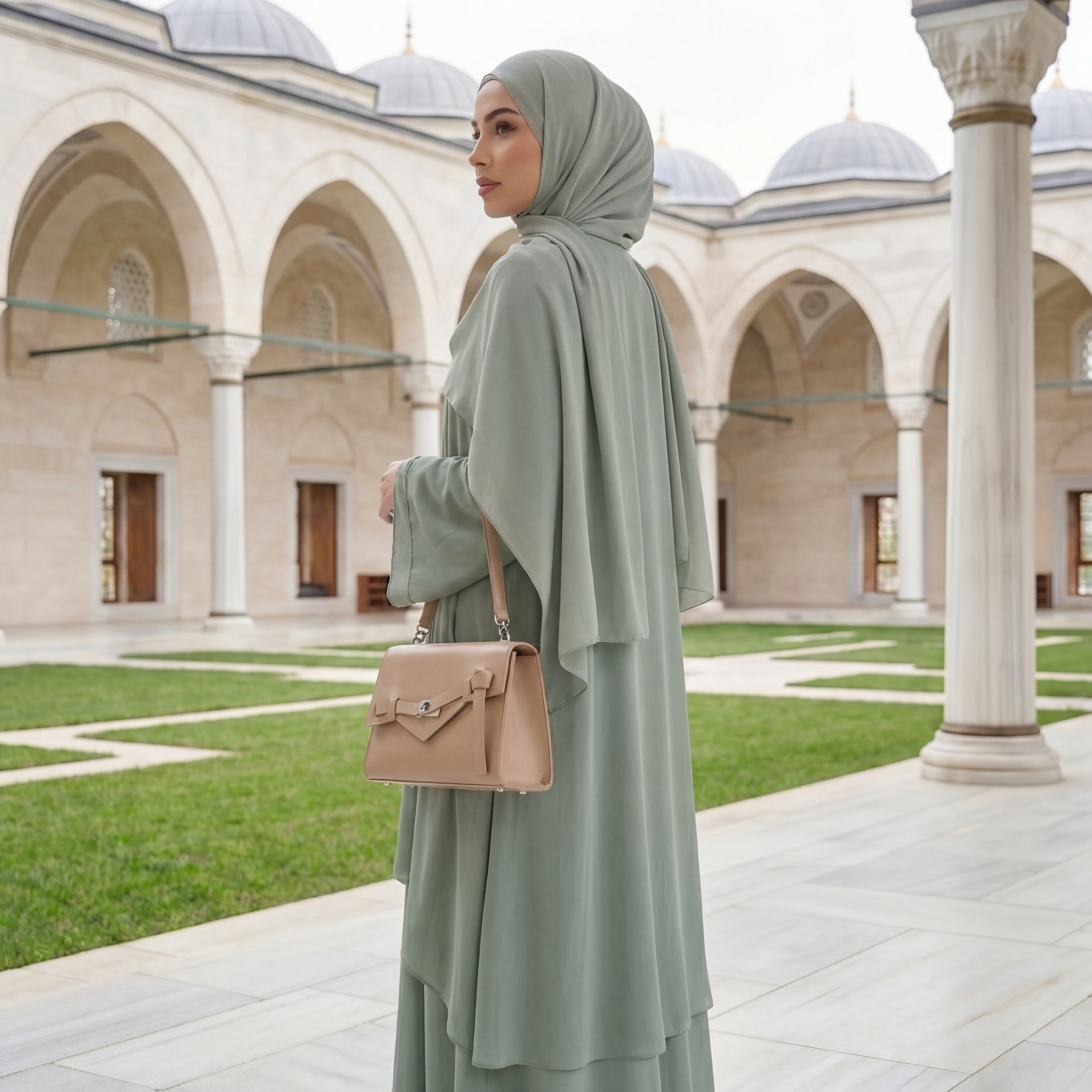 The Sairah Leather Satchel