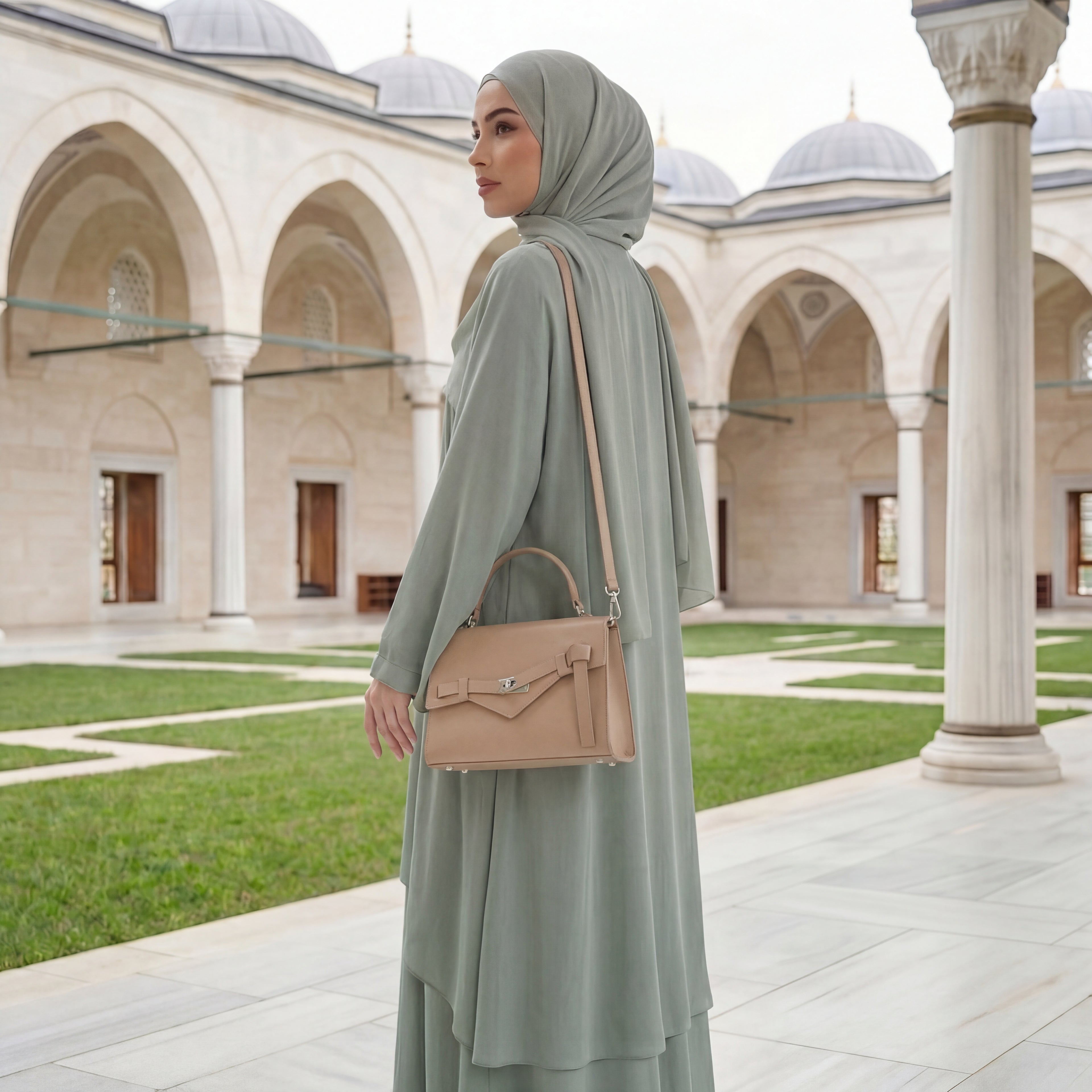 The Sairah Leather Satchel