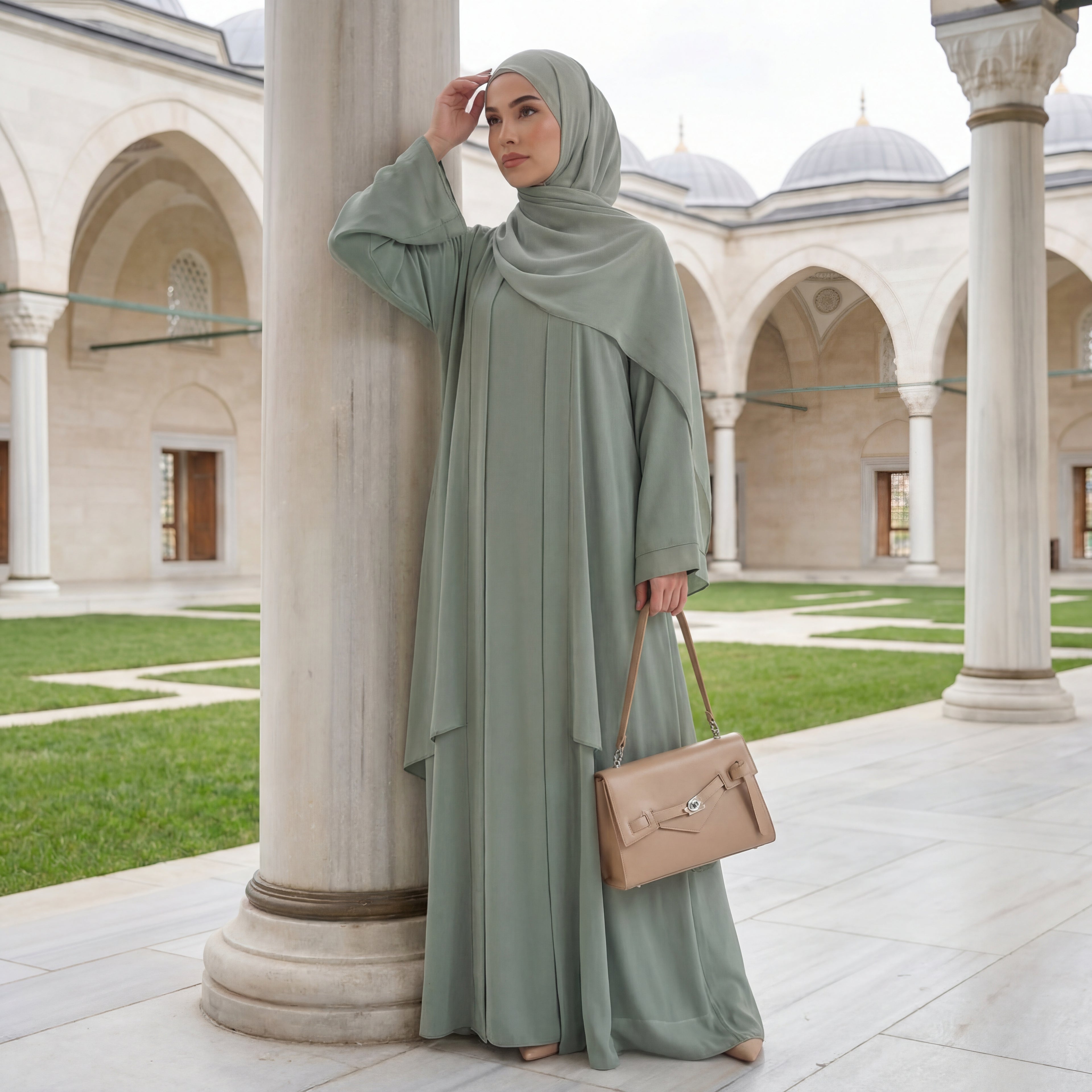 The Sairah Leather Satchel