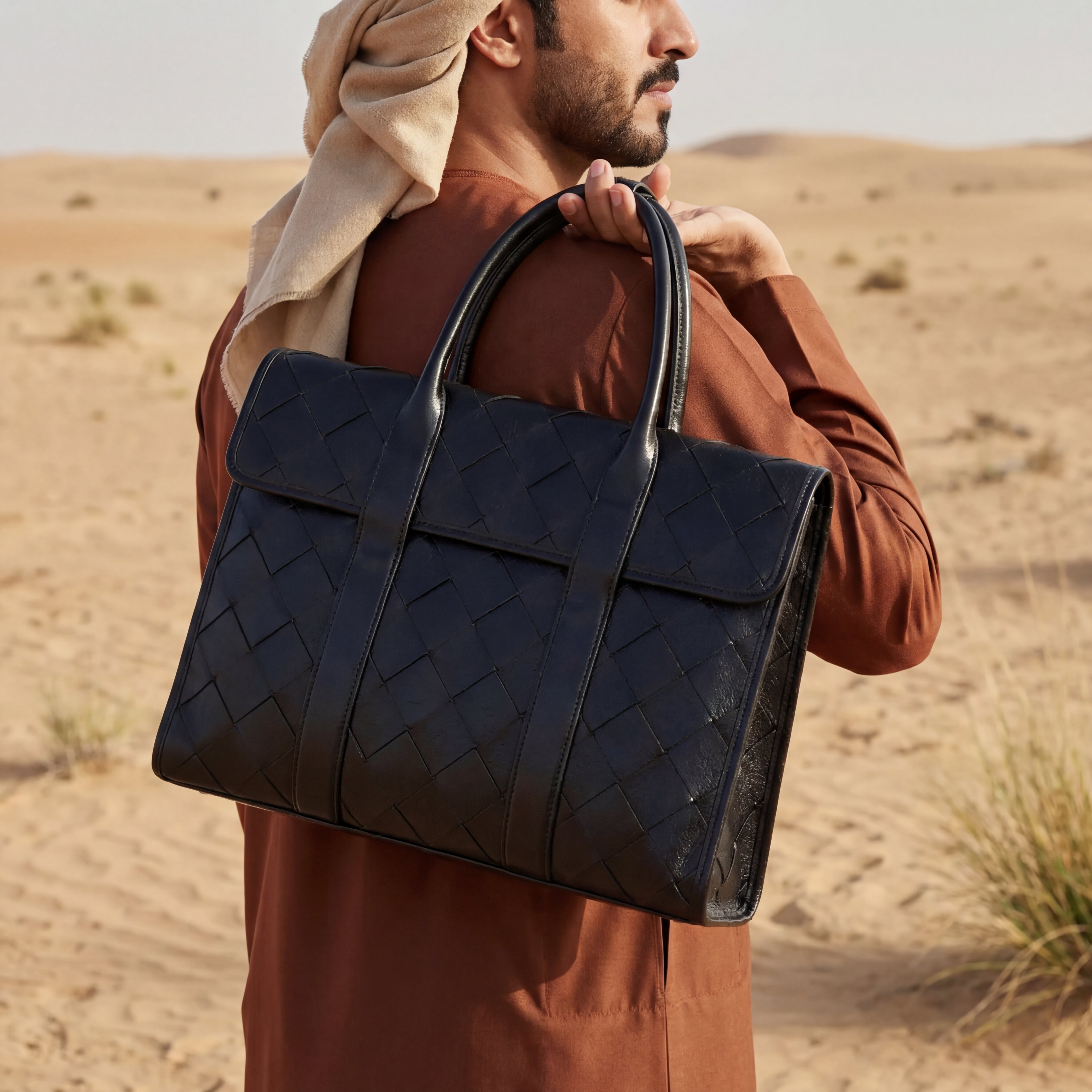 Vittorio Leather Laptop Briefcase