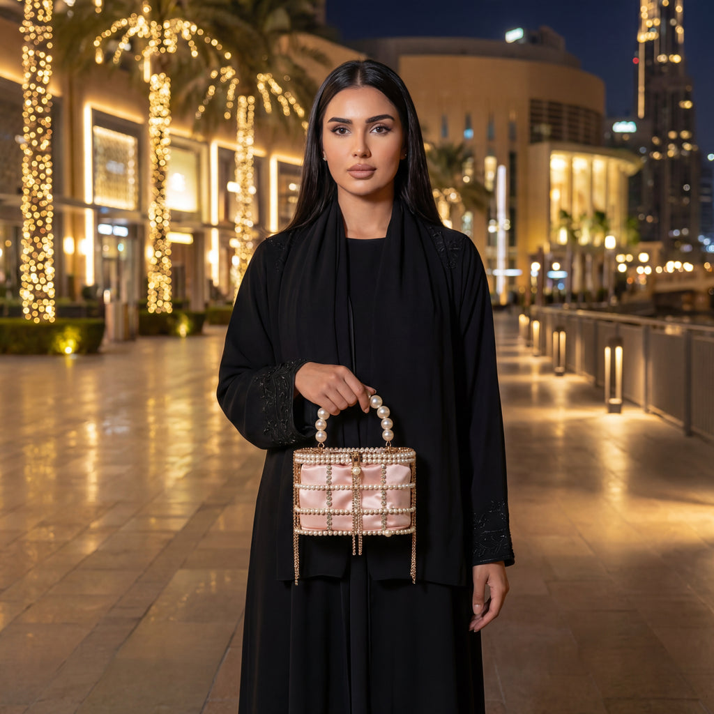 Blush Pearl Lattice Casket