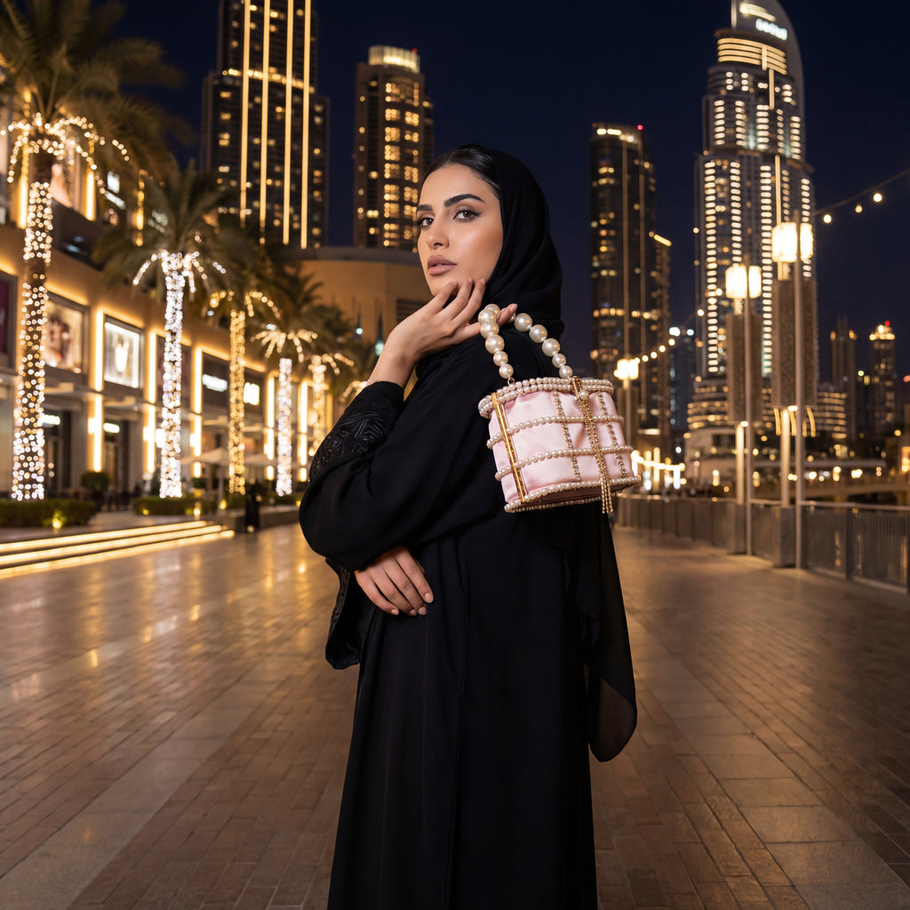 Blush Pearl Lattice Casket