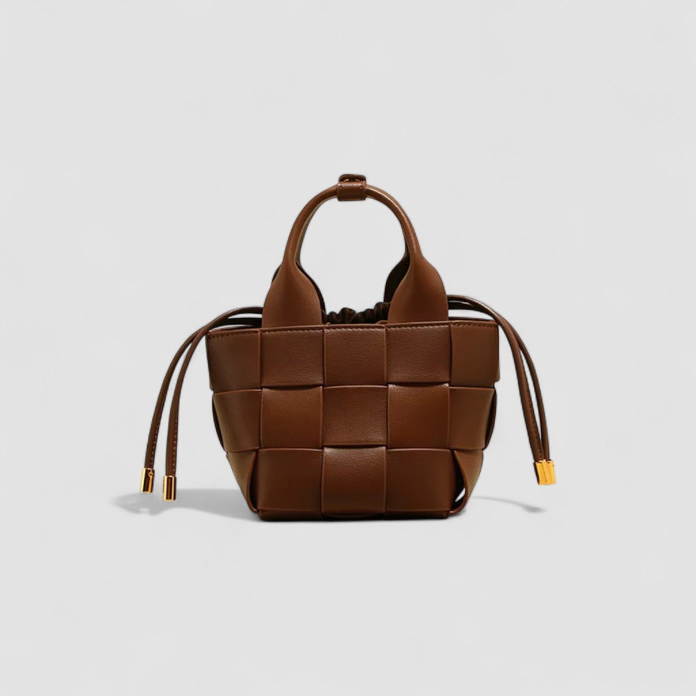 Élan Mini Cube Tote in Pure Leather