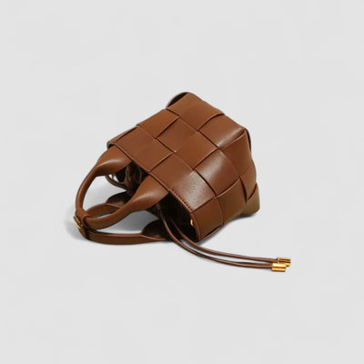 Élan Mini Cube Tote in Pure Leather