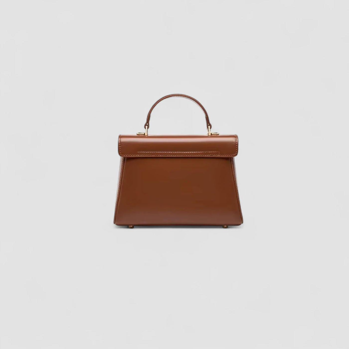 Amanda Top Handle Satchel in Pure Leather
