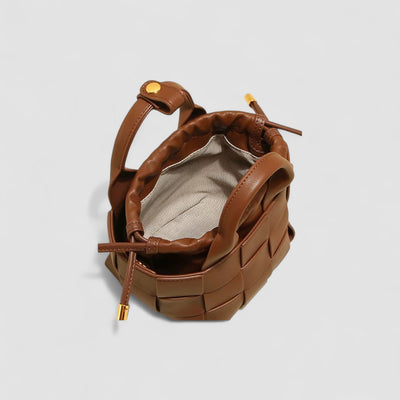 Élan Mini Cube Tote in Pure Leather