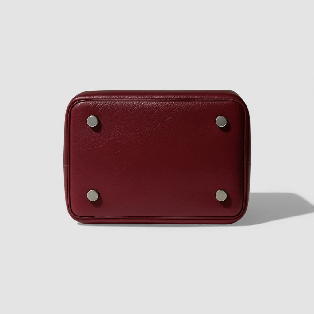 Luna Obsidian Leather Handbag