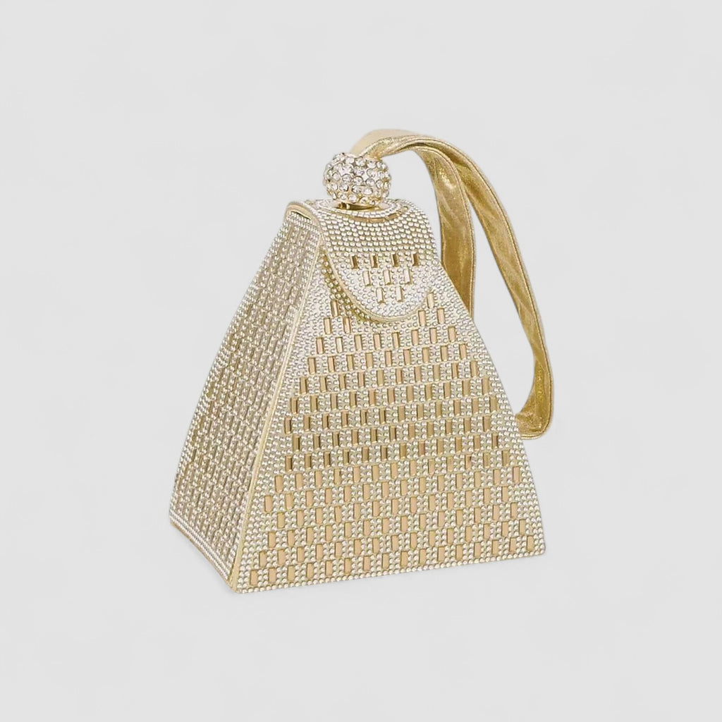 Claire Crystal Pyramid Handbag