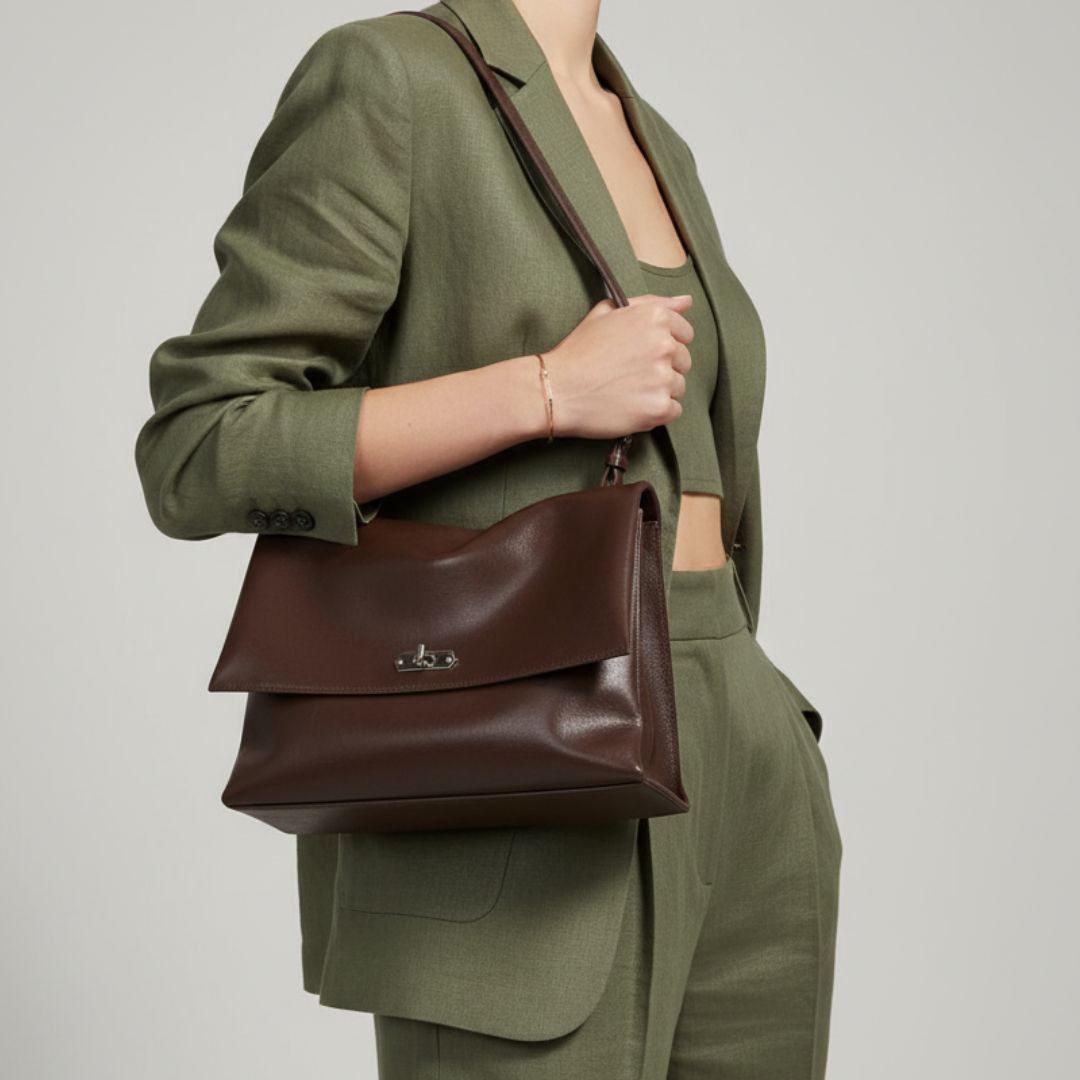 The Vivienne Fold  in Pure Leather