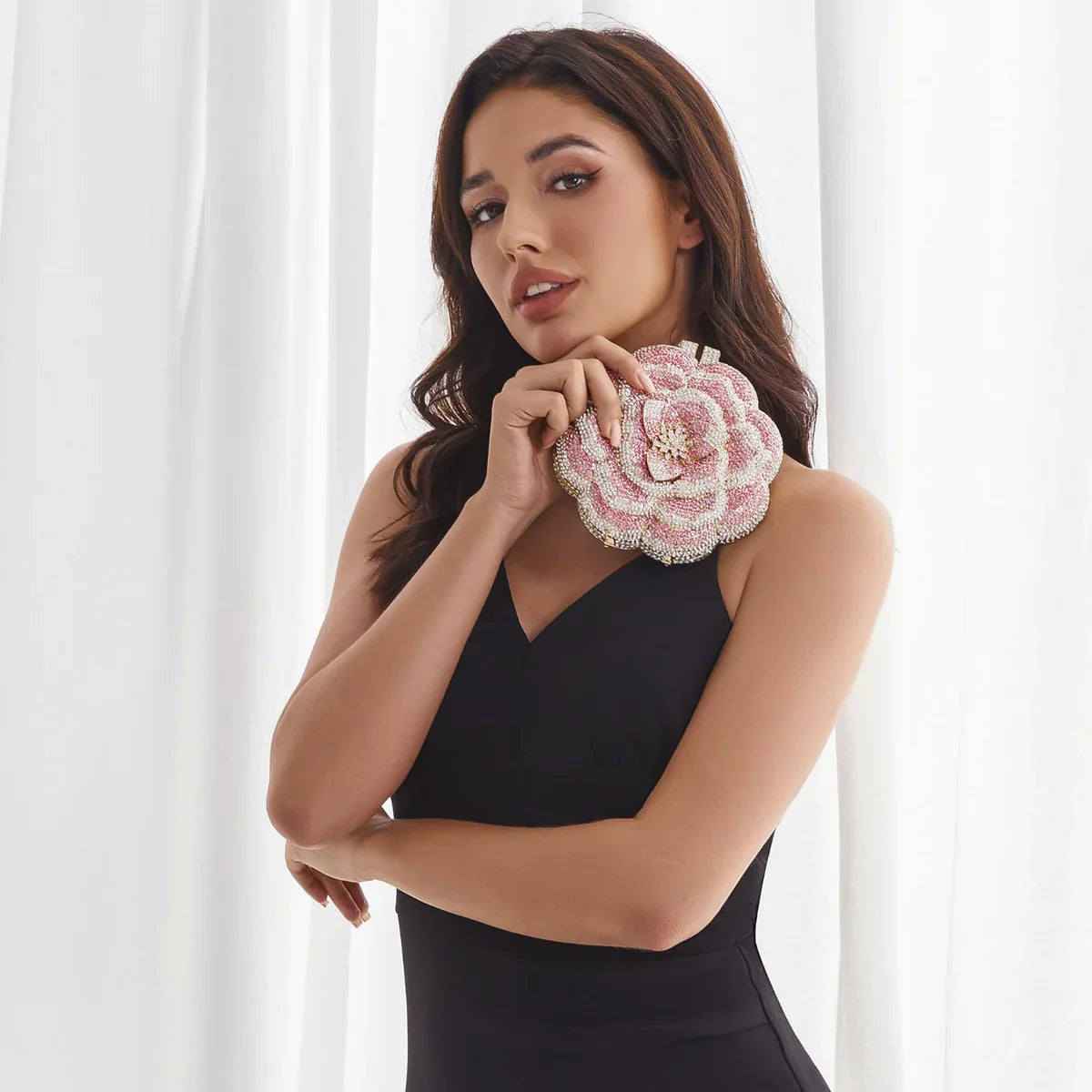 Jeline Flower Clutch Bag