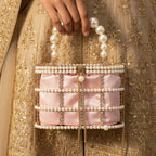 Blush Pearl Lattice Casket