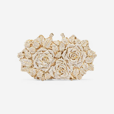 Dianna Diamond Rose Clutch Bag